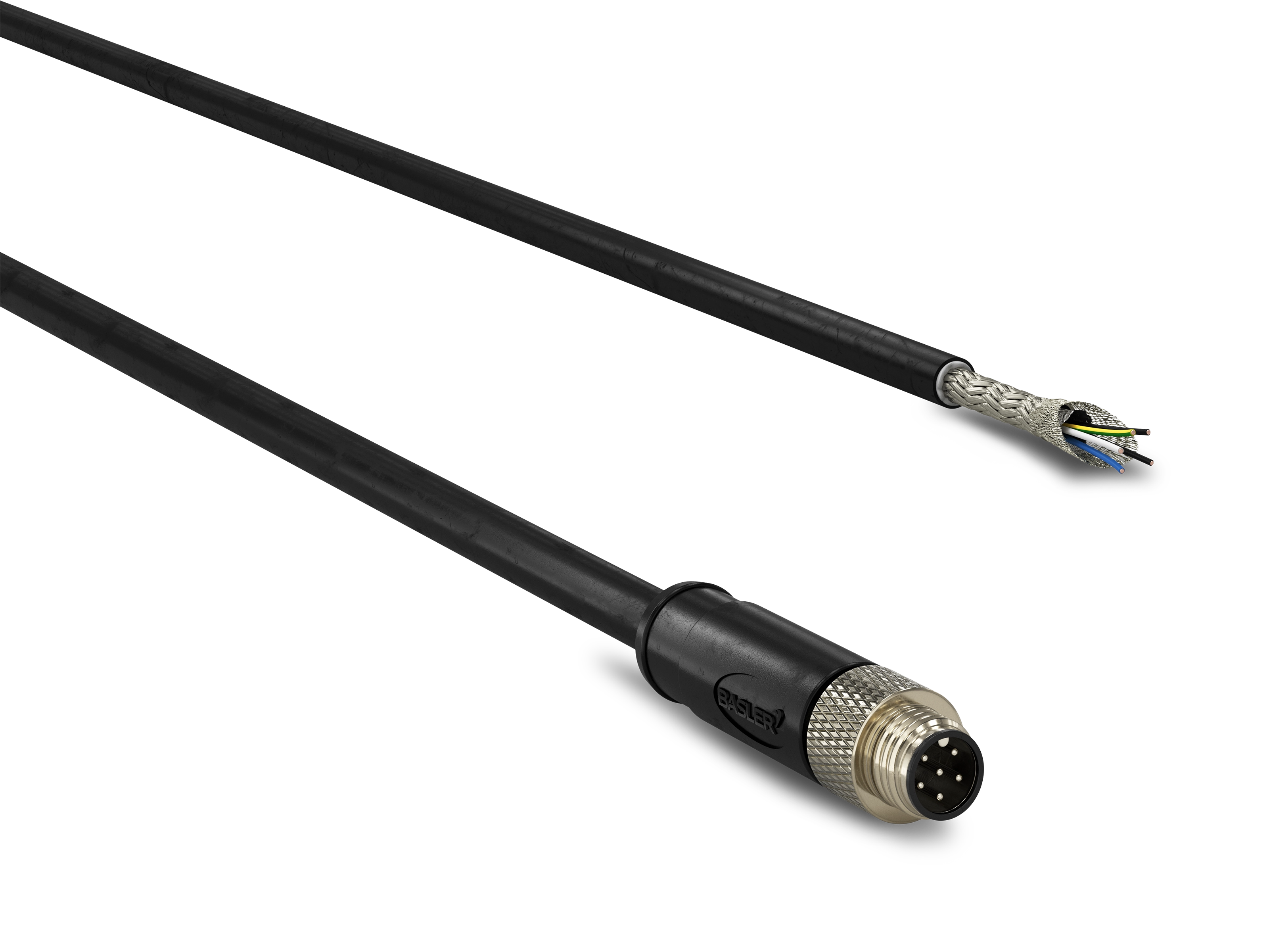  Power-I/O Cable, M8 6p/open, P, 5 m 