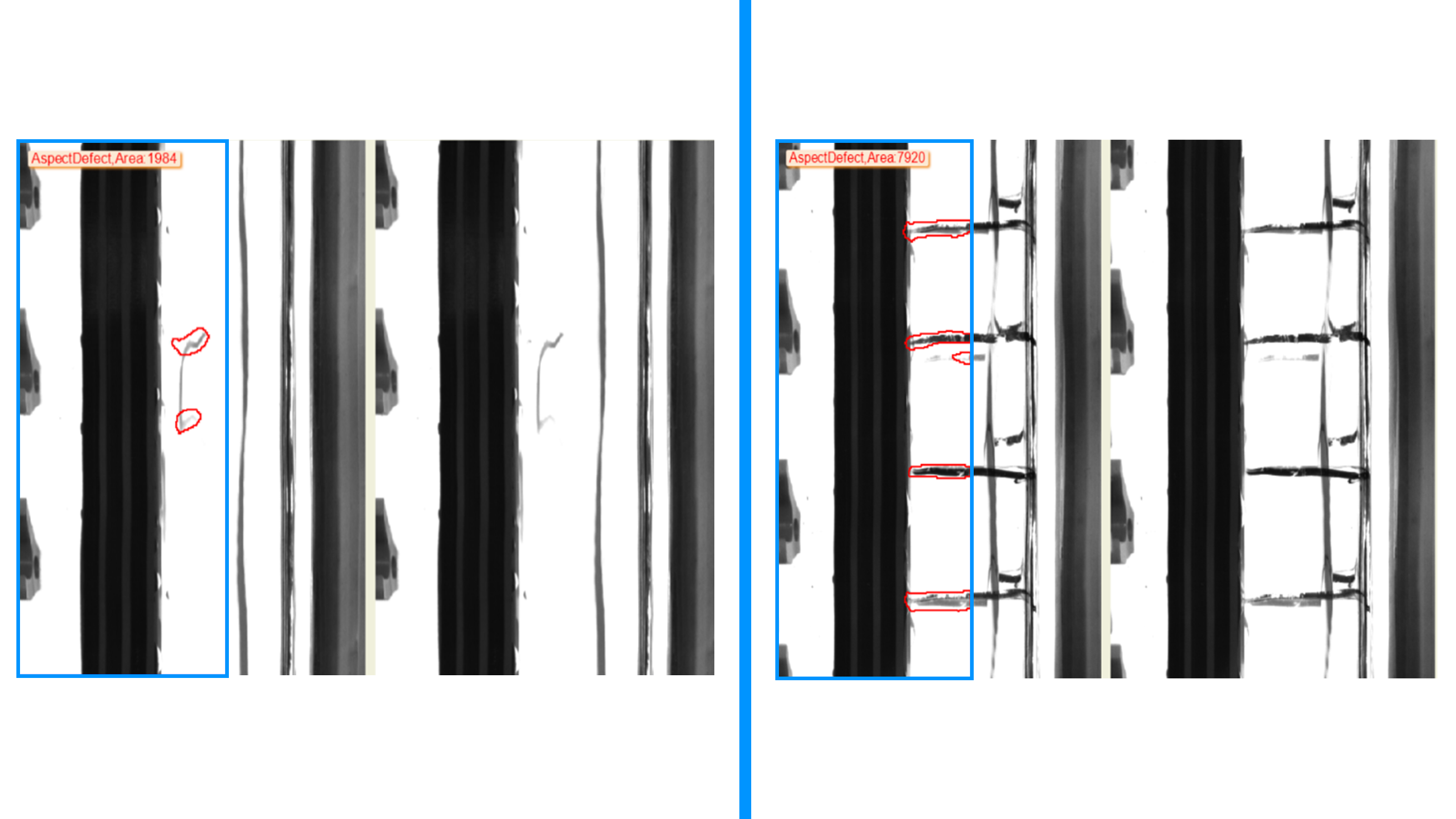 Vial Inspection with line scan cameras