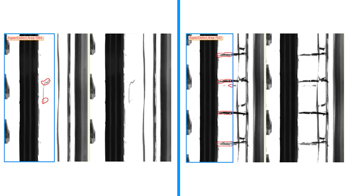 Vial Inspection with line scan cameras