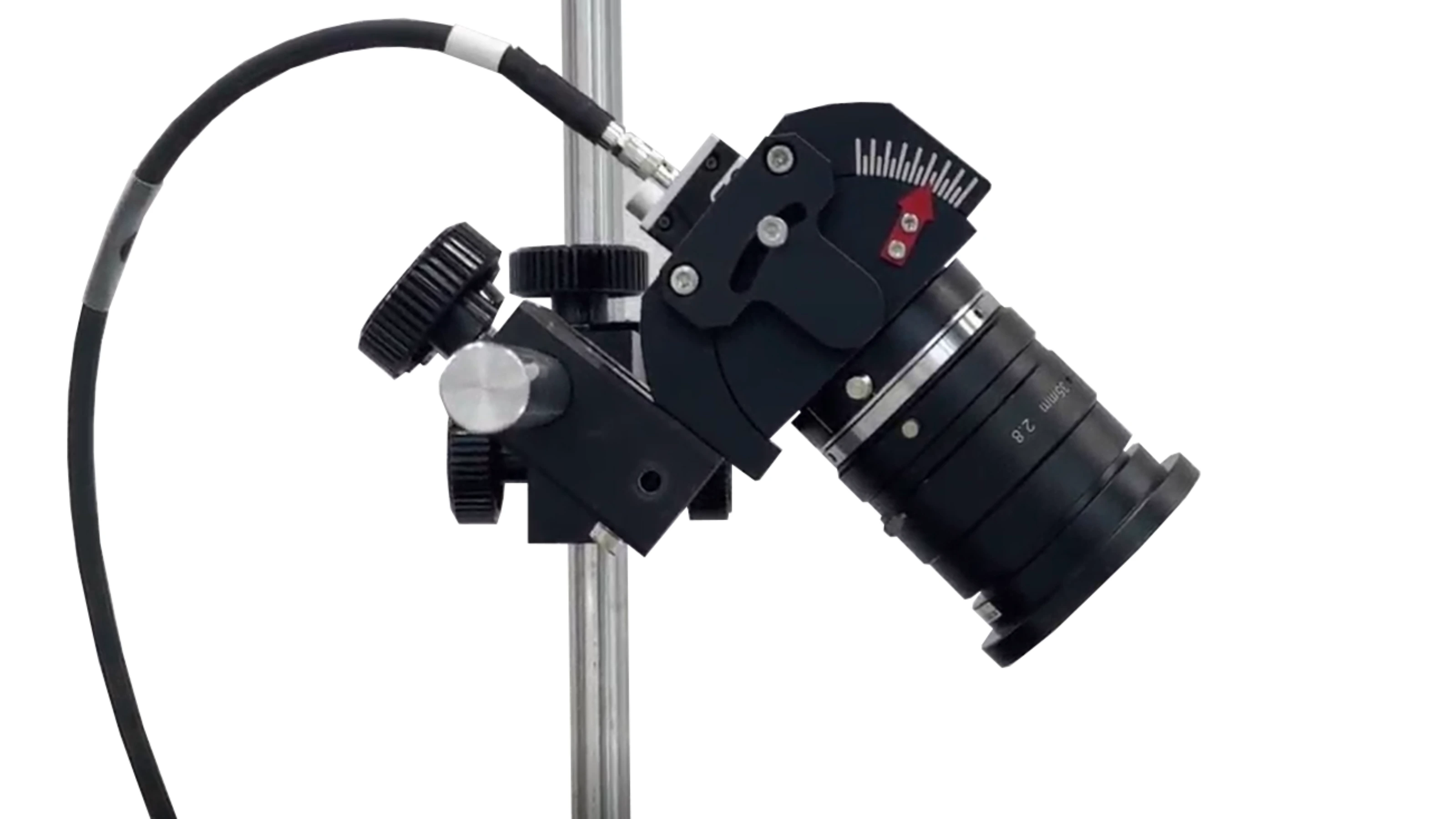 可调节的沙姆镜头接口，用于快速角度测试和概念验证