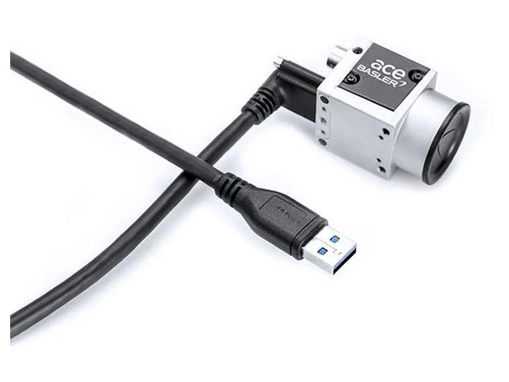  Cable USB 3.0, Micro B 90° A1 sl/A (ace downwards), P, 3 m 