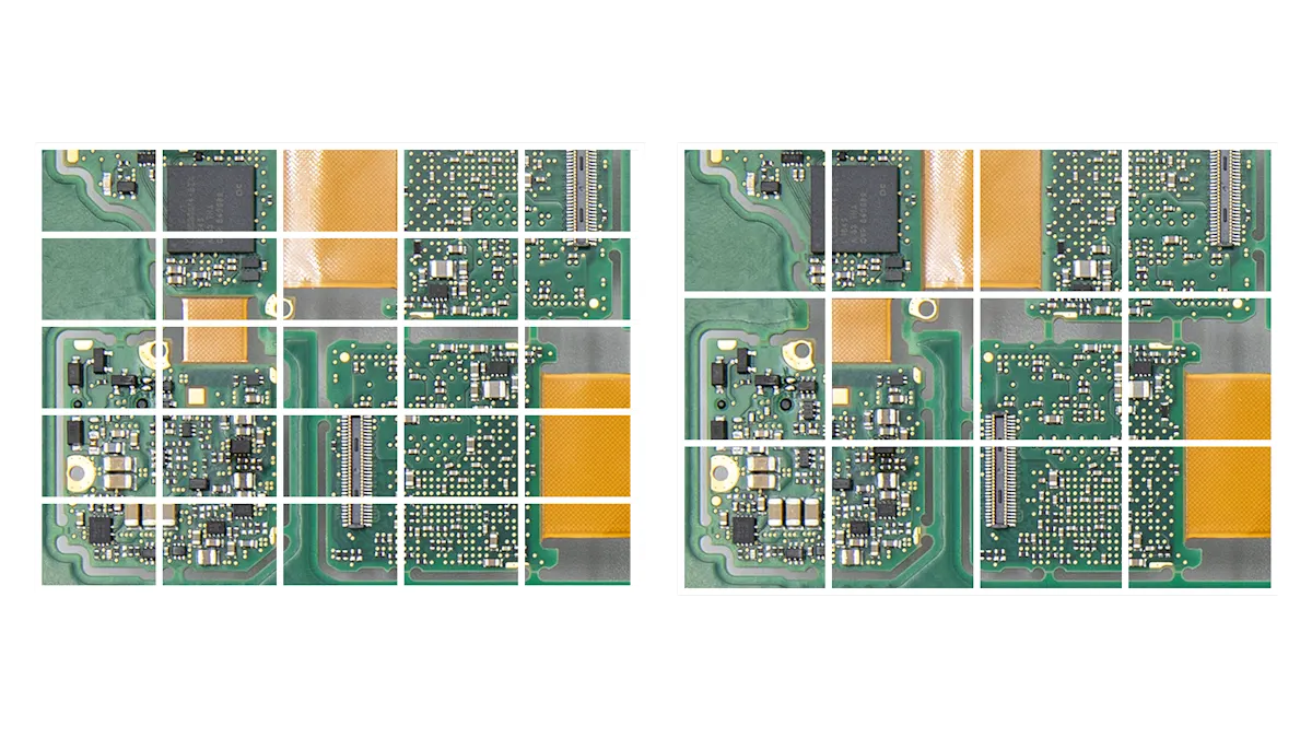在检测同一区域时,1200万像素的IMX253芯片需要25帧,而2000万像素的IMX531芯片仅需12帧。