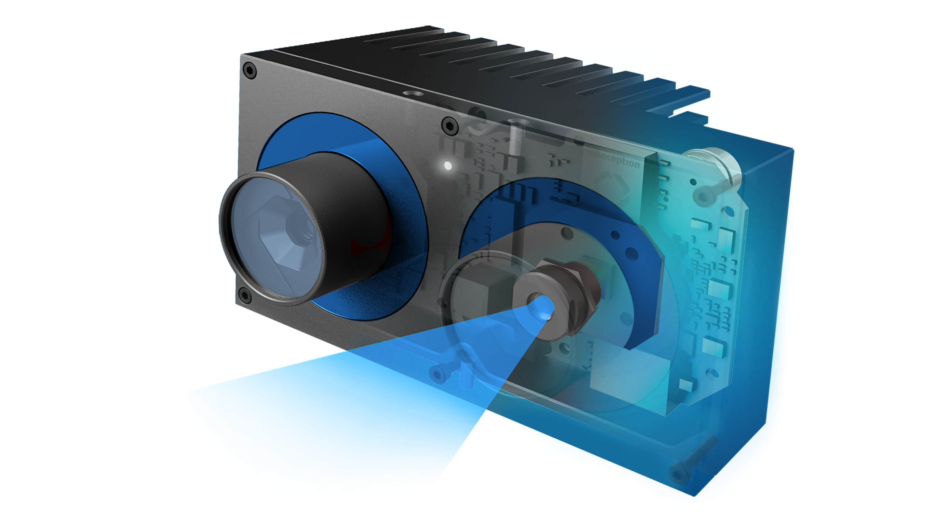 Basler Stereo 65双目立体相机体积小巧，它适合在拾取与放置等应用中安装在机器人和机械臂上。