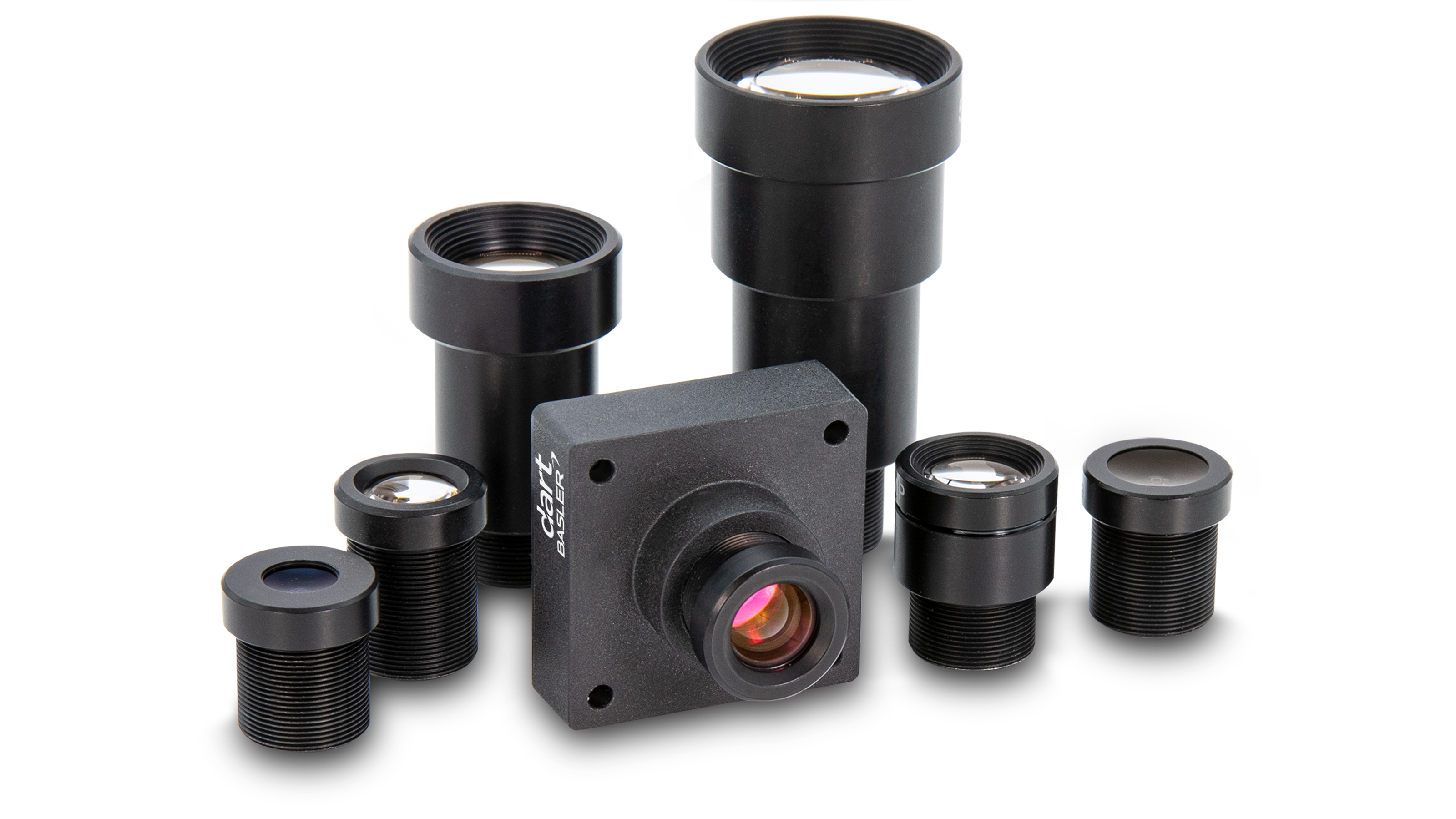 配备S-mount镜头的Basler dart相机系列