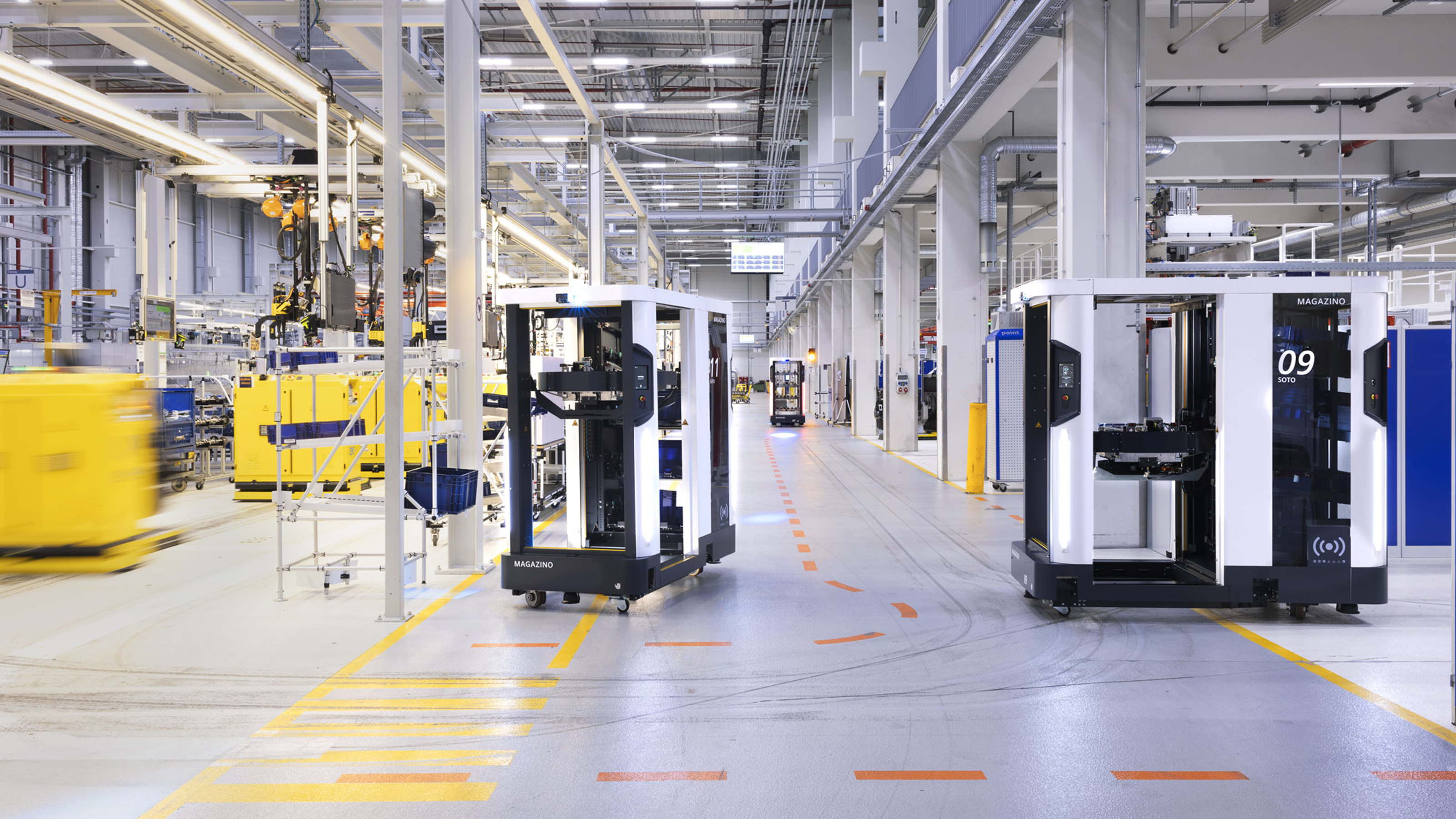 ‌在生产物流领域中具有3D视觉的自动机器人