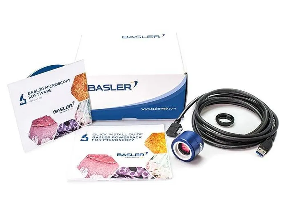 Basler PowerPack Microscopy PowerPack for Microscopy with Microscopy pulse 2.0 MP 显微专用PowerPack套装