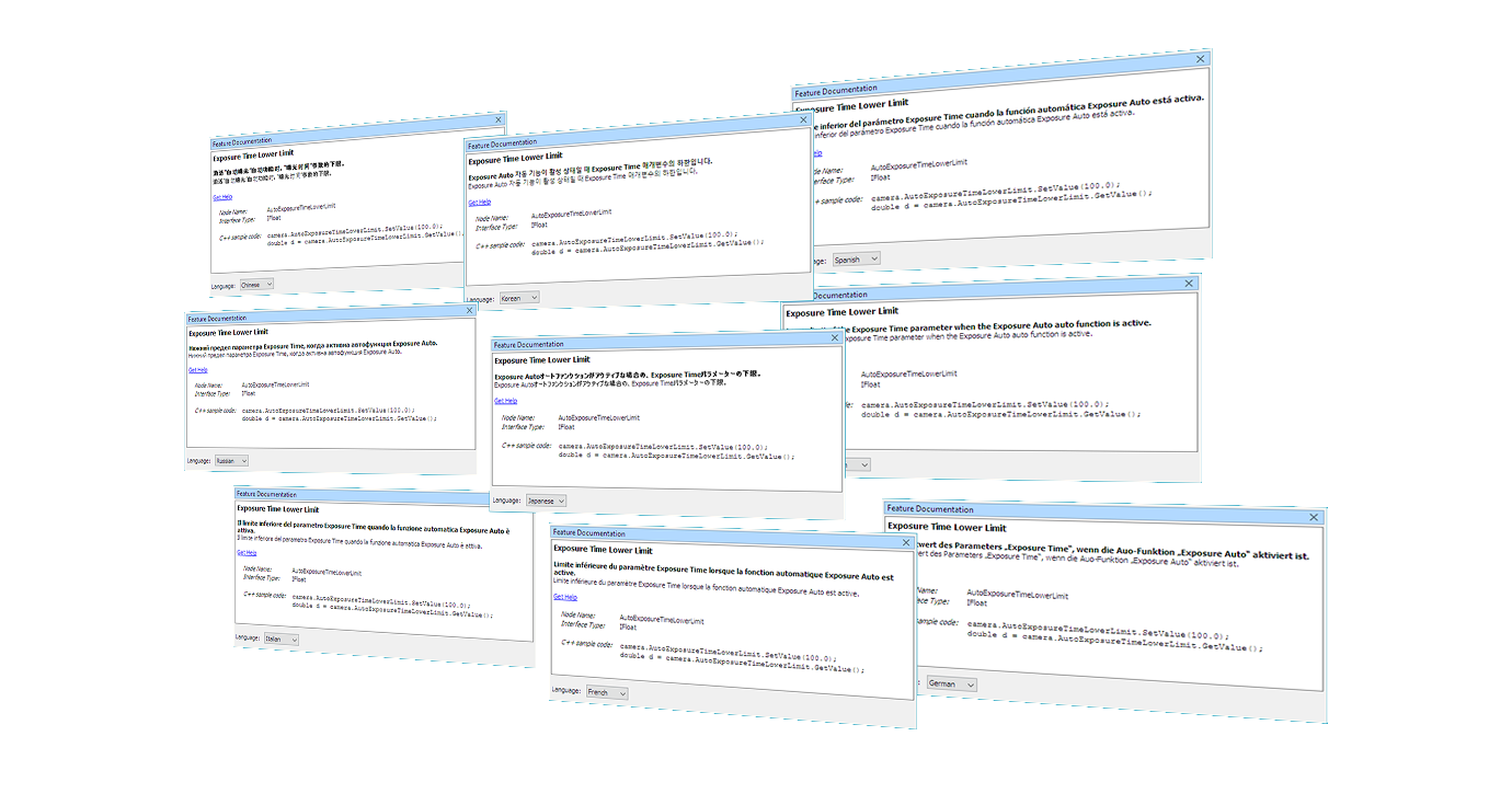 Choose your preferred language in pylon