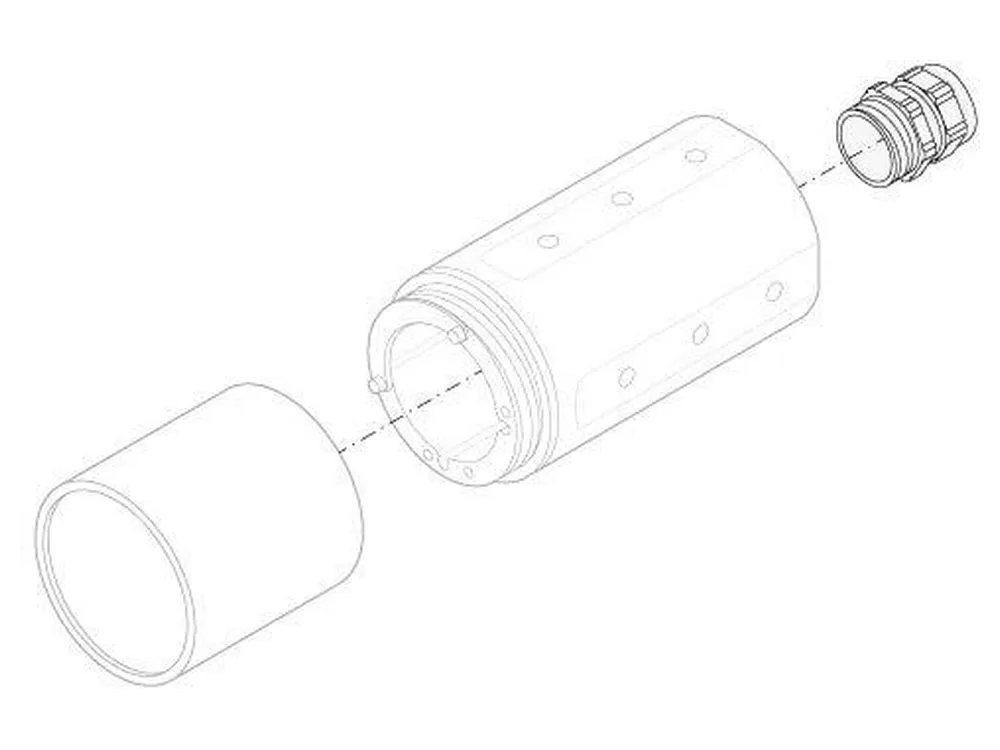  M25 cable gland double hole 