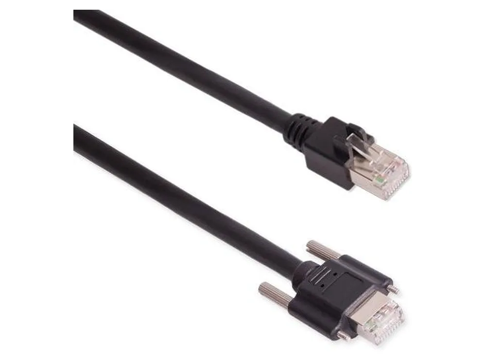  Cable GigE, Cat 6, RJ45 sl hor/RJ45, DrC, P, 5 m 
