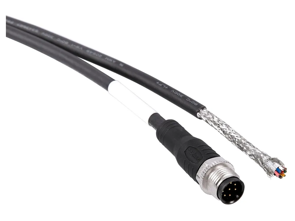  Power-I/O Cable M12, M, 8P/Open, 2 m 