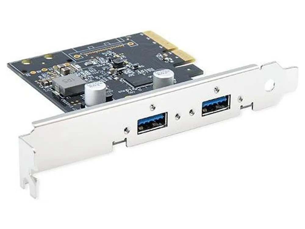  USB 3.0 Interface Card PCIe x4, ASM, 2 Ports 